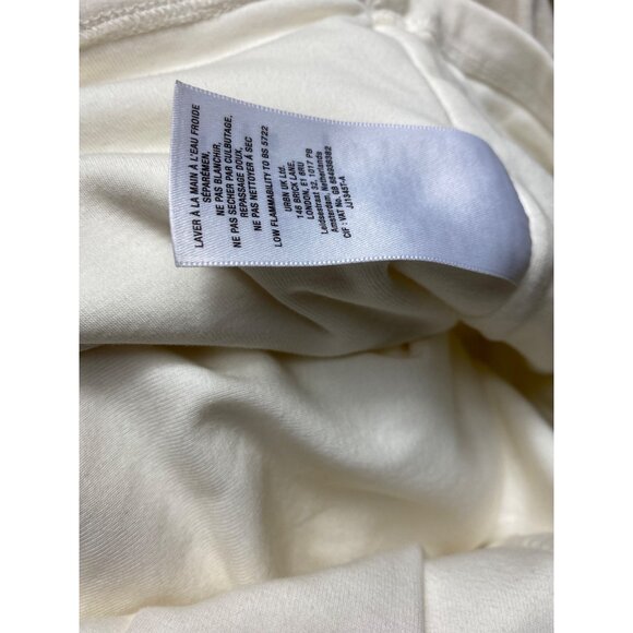 Maeve Anthropologie Medium White Puff Sleeve‎ Wrap Top Sexy Stretch Pinup Boho - Picture 5 of 5